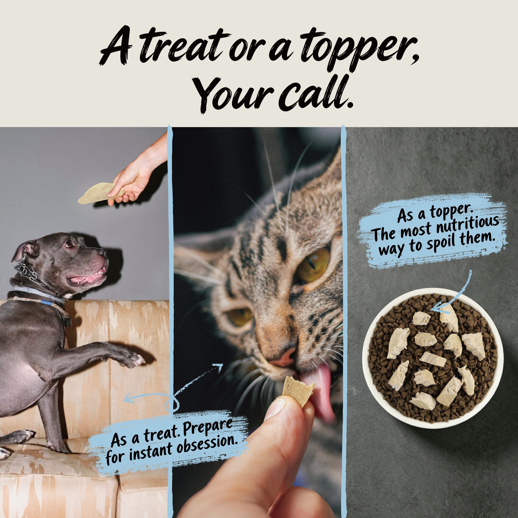 100% Duck Breast | Freeze-Dried Treats · For Dogs & Cats