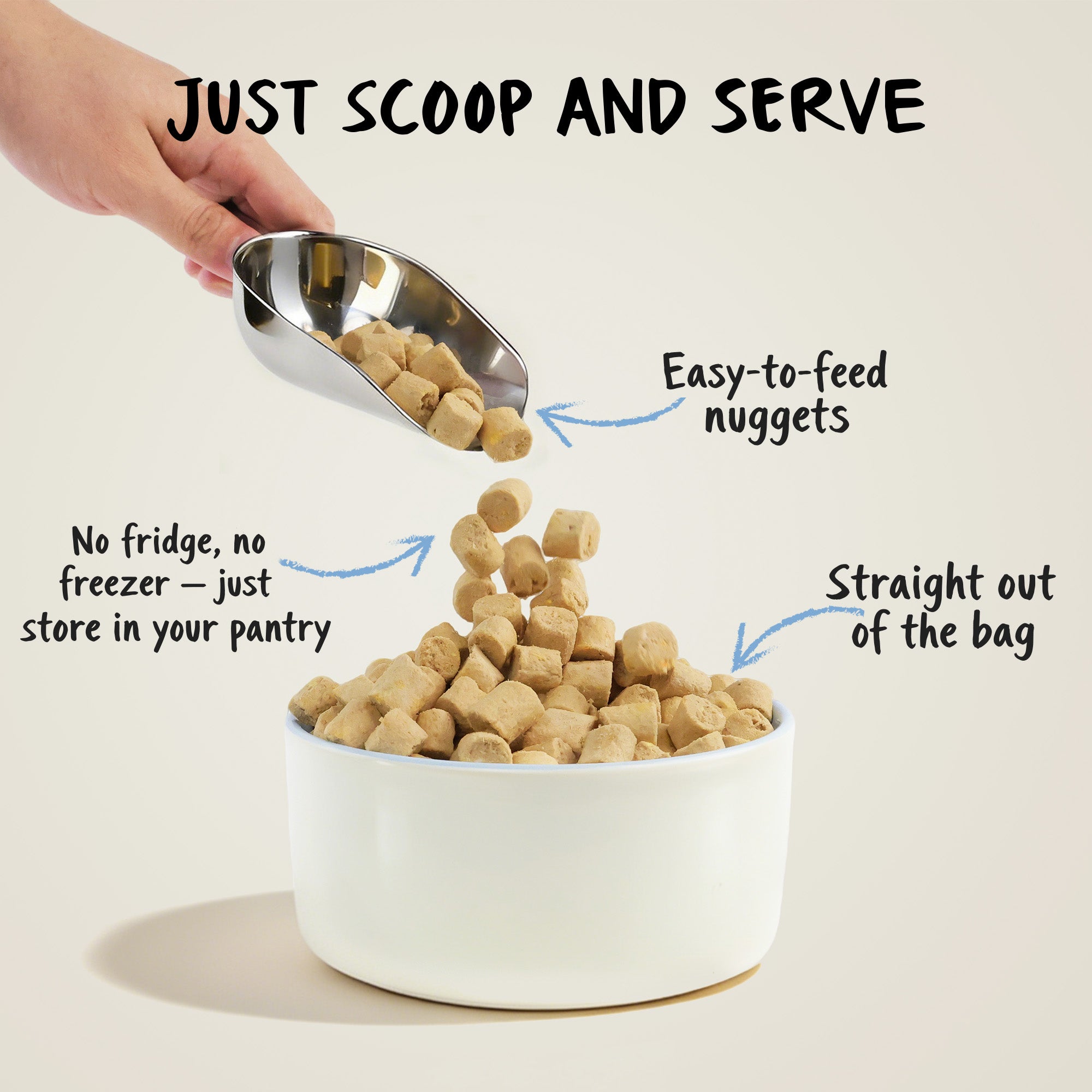 Gourmet Chicken & Salmon with Superfoods | Freeze-Dried Raw · Complete Dog Food