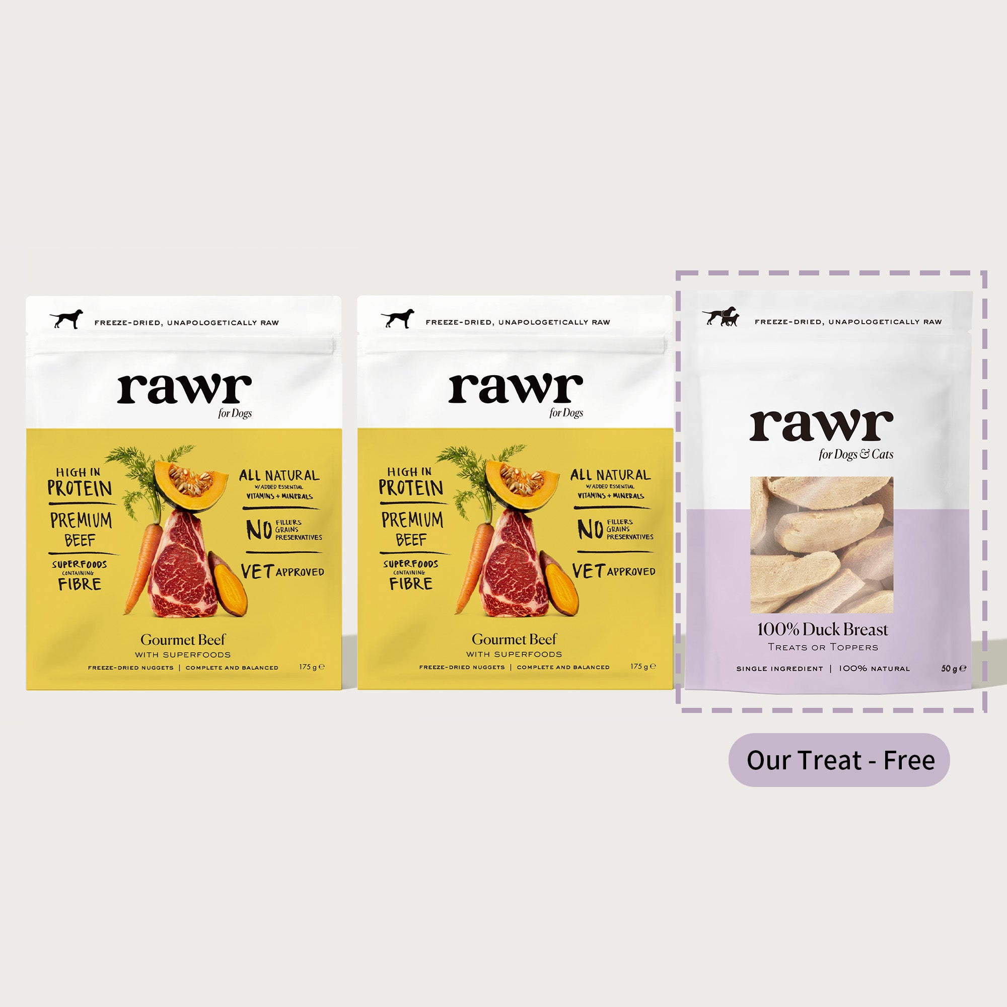 The RAWR Duo — Free Treats on Us