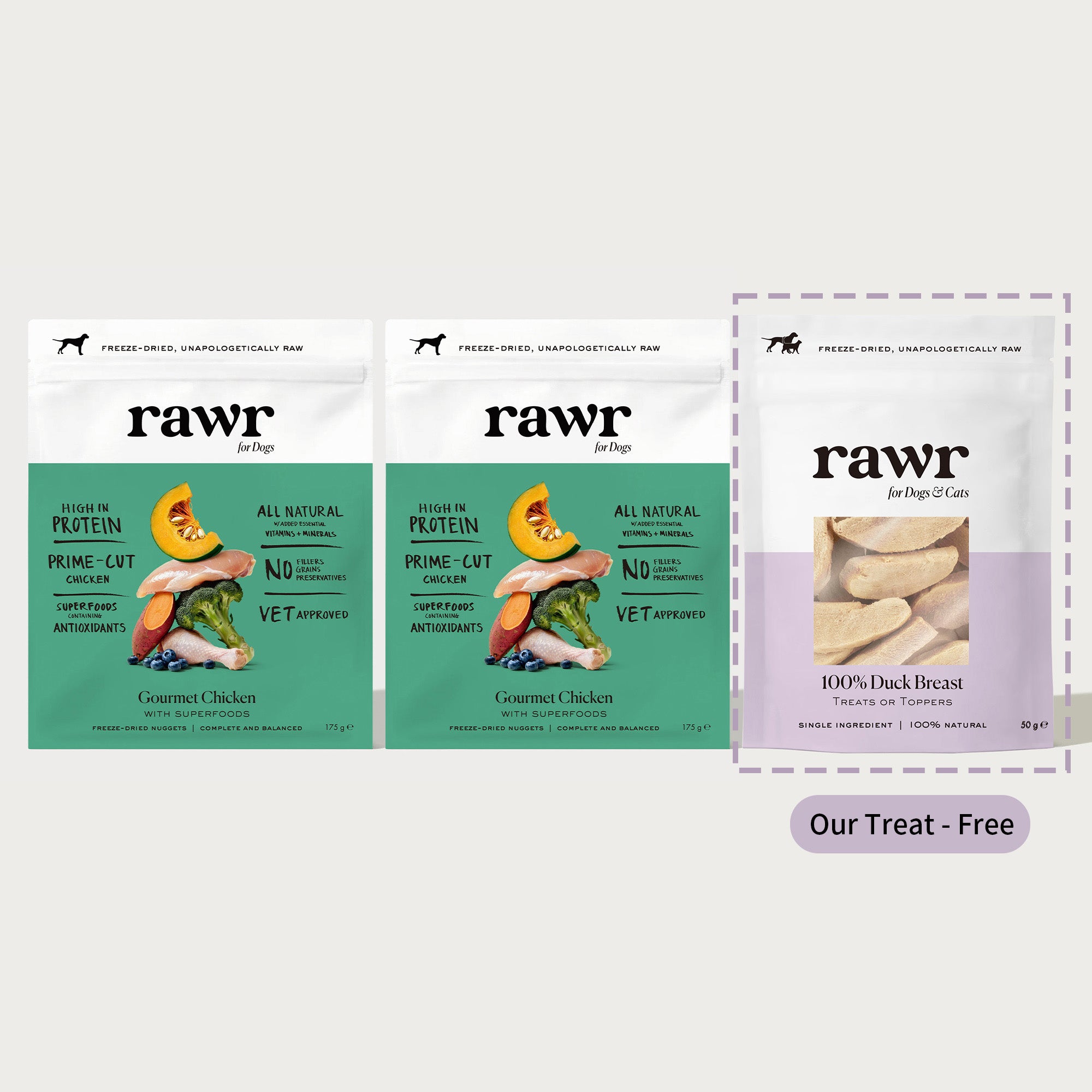The RAWR Duo — Free Treats on Us