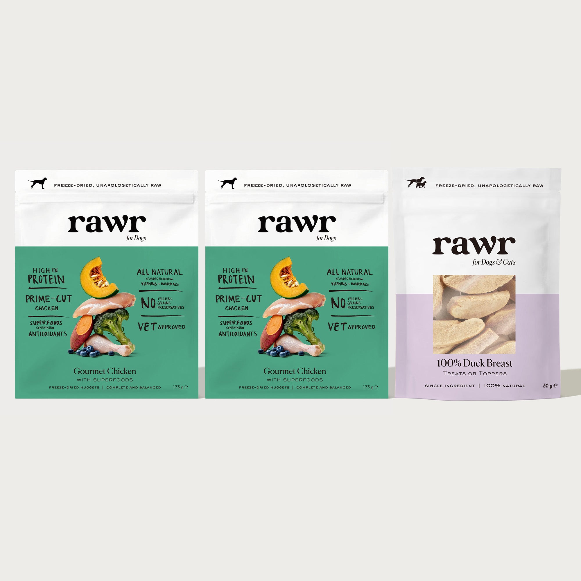 The RAWR Duo - Dinner & a Treat