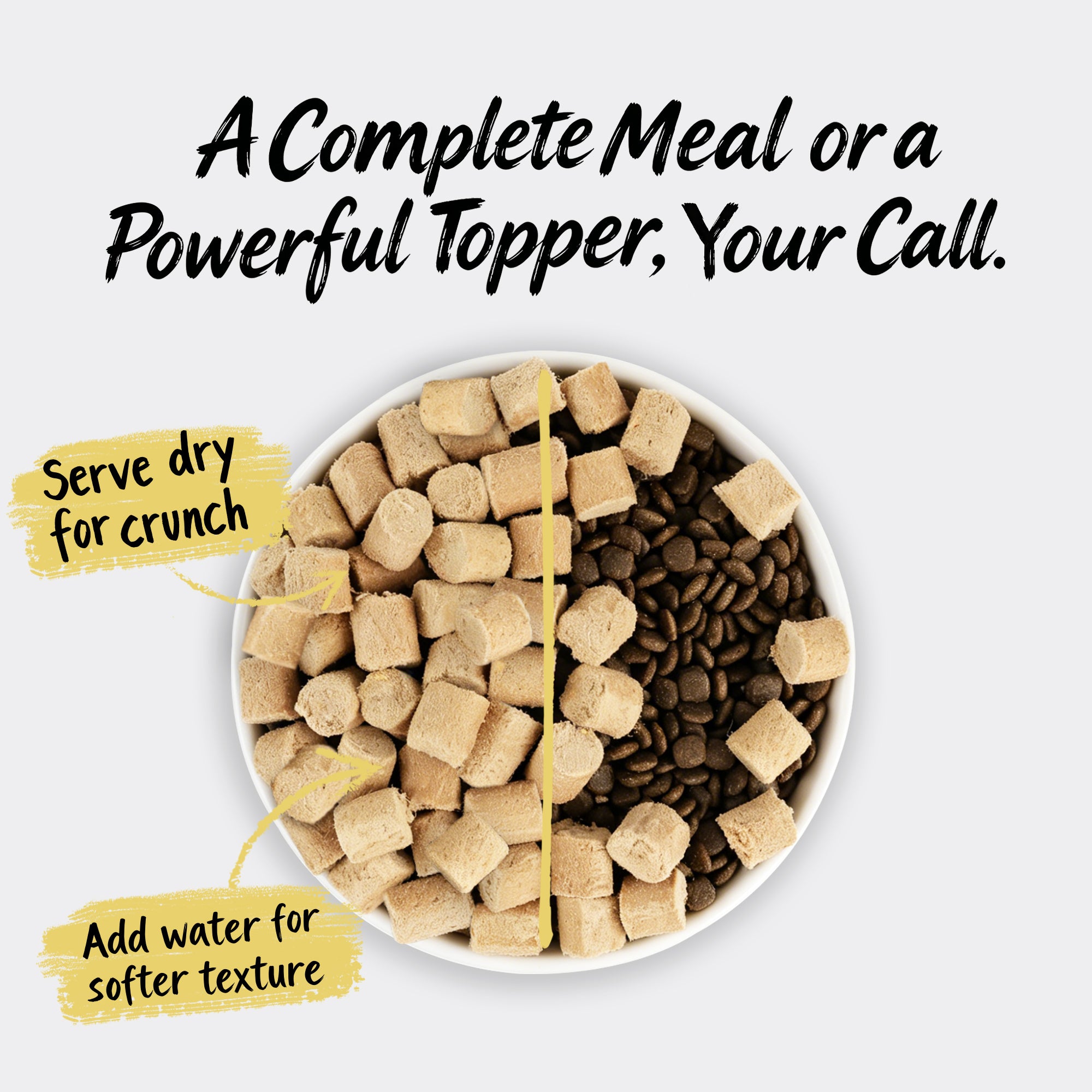 Gourmet Beef with Superfoods | Freeze-Dried Raw · Complete Dog Food