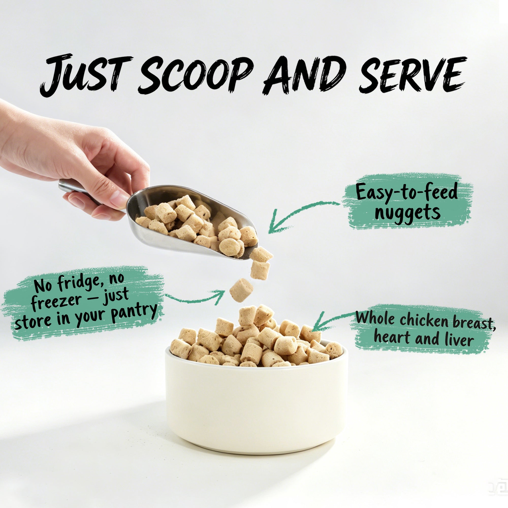 Gourmet Chicken with Superfoods | Freeze-Dried Raw · Complete Dog Food