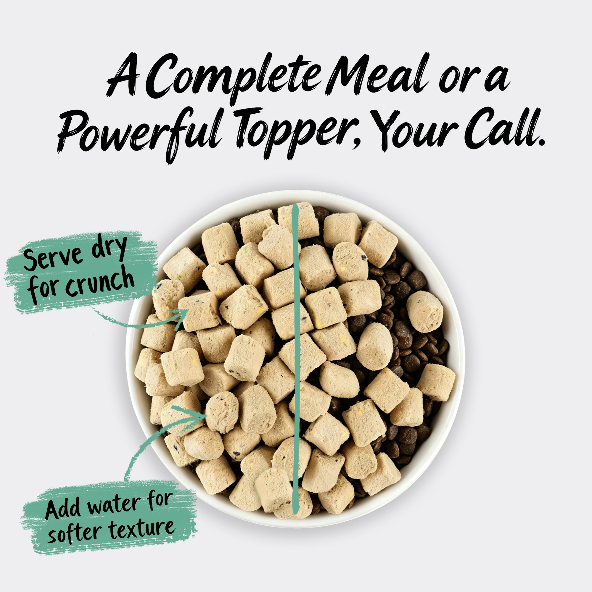 Gourmet Chicken with Superfoods | Freeze-Dried Raw · Complete Dog Food