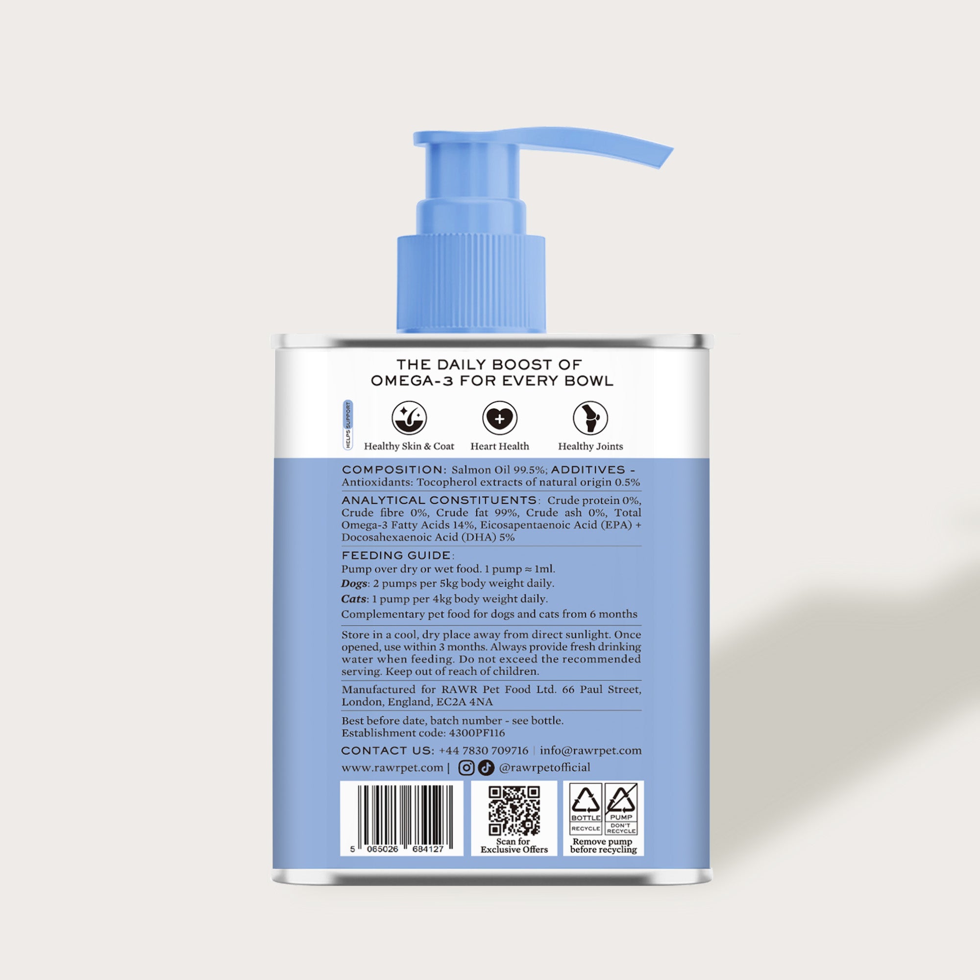 Norwegian Salmon Oil | Omega-3 Supplement · For Dogs & Cats